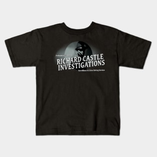 Richard Castle Investigations Kids T-Shirt